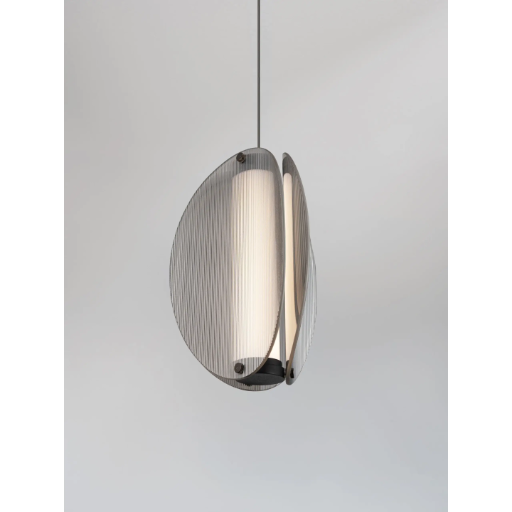 LUCES NOIR 9W black single decorative LED pendant lamp