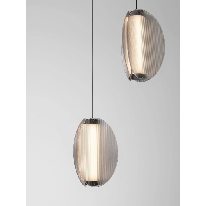 LUCES NOIR 24W 3000K dimmable glass LED pendant lamp