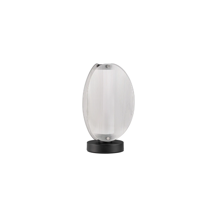 LUCES NOIR 9W 3000K LED table lamp, glass, black