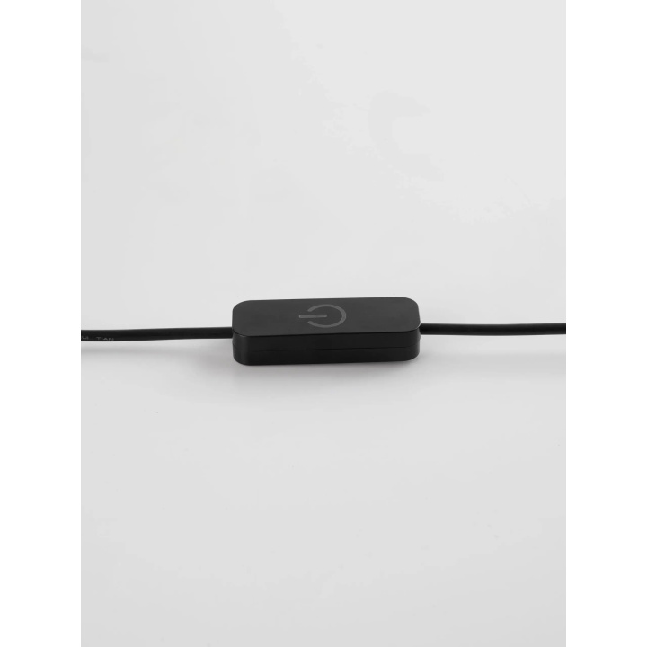 LUCES NOIR lampa stołowa LED 9W 3000K szklana, czarna