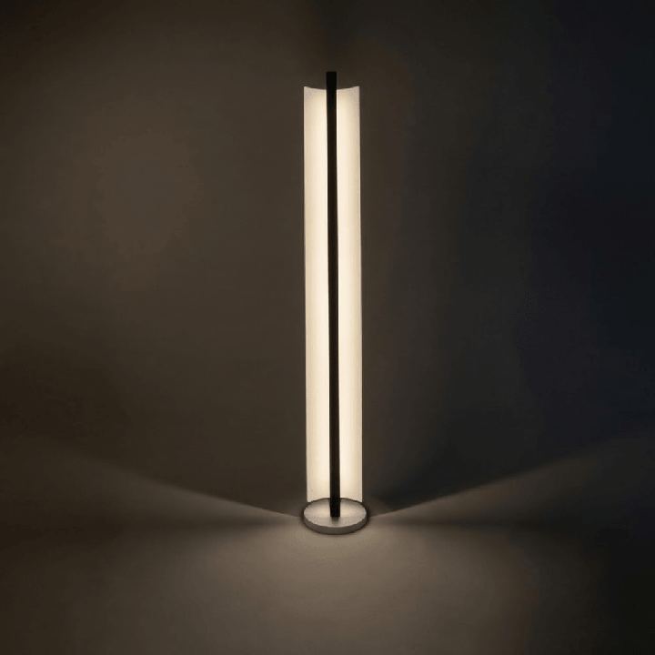 LOONARI VELORA FL LED floor lamp 27W 3000K black and white 158 cm