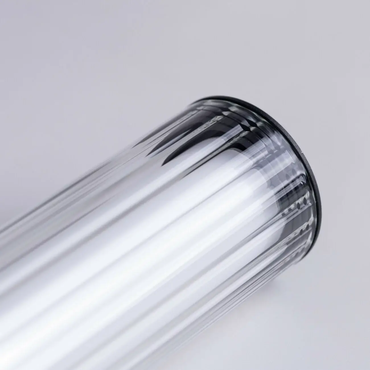 LOONARI RIVIA P LED tube pendant lamp (62 cm, 92 cm) with fluted glass