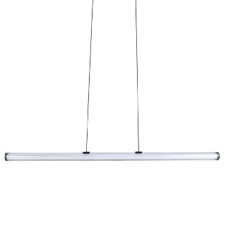 LOONARI RIVIA P podłużna lampa wisząca LED 3000K ryflowane szkło