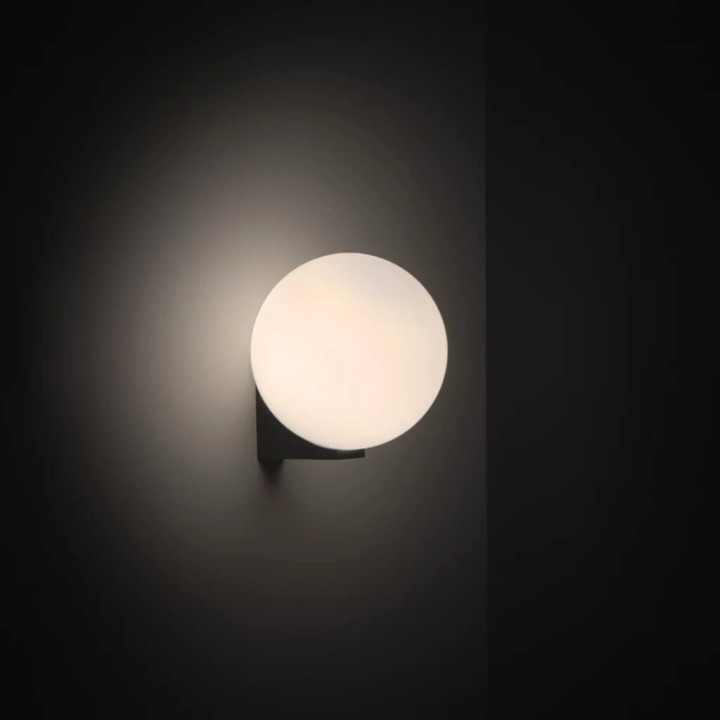 Bathroom wall lamp LOONARI CROSTI LONNA IP44 white, black G9