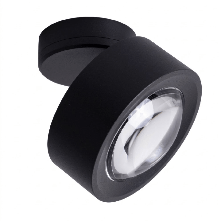 LOONARI CLARO SM adjustable LED ceiling fixture, 3000K, glass lens