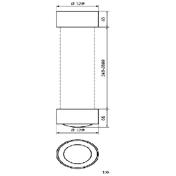 LOONARI CLARO P LED pendant lamp 12W, adjustable suspension