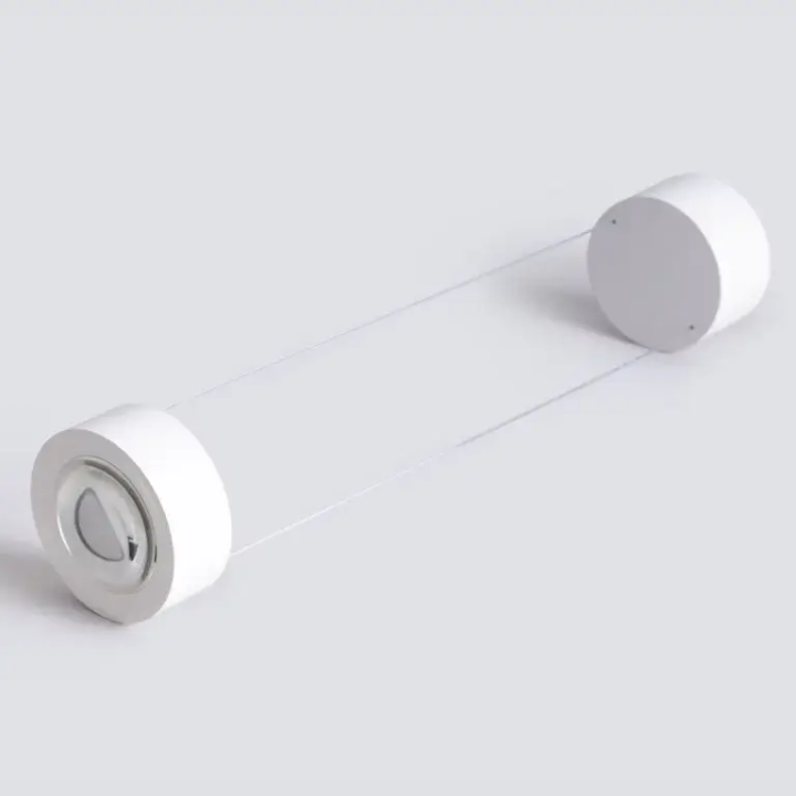 LOONARI CLARO P lampa wisząca LED 12W regulowany zwis, szkło optyczne