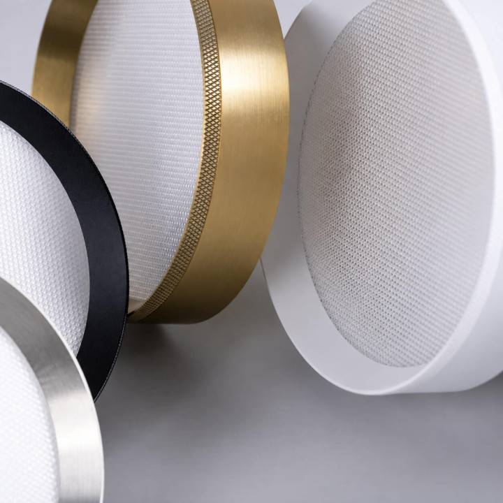 LOONARI SELIA LED pendant lamp 8W white, black, gold, nickel