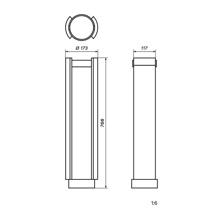 LOONARI ARIA słupek LED 50/70 cm IP65 rozświetl sw&oacute;j ogr&oacute;d z klasą