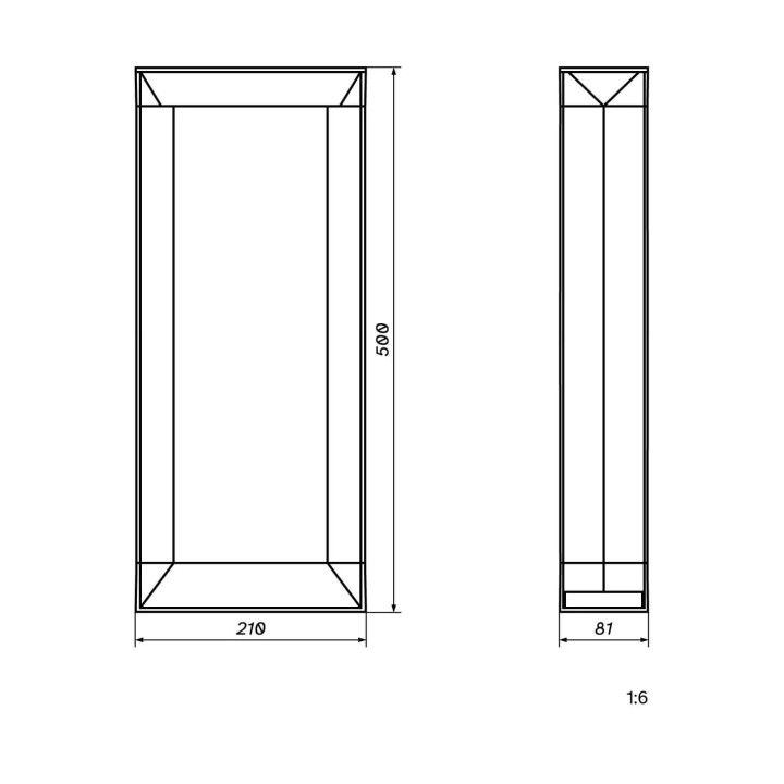 LOONARI FRAME 411563 LED garden lamp 8.5W IP65 perfect for the driveway