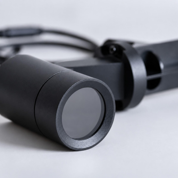 LOONARI CROSTI TERRO 415899 czarna wbijana lampa ogrodowa GU10 P65