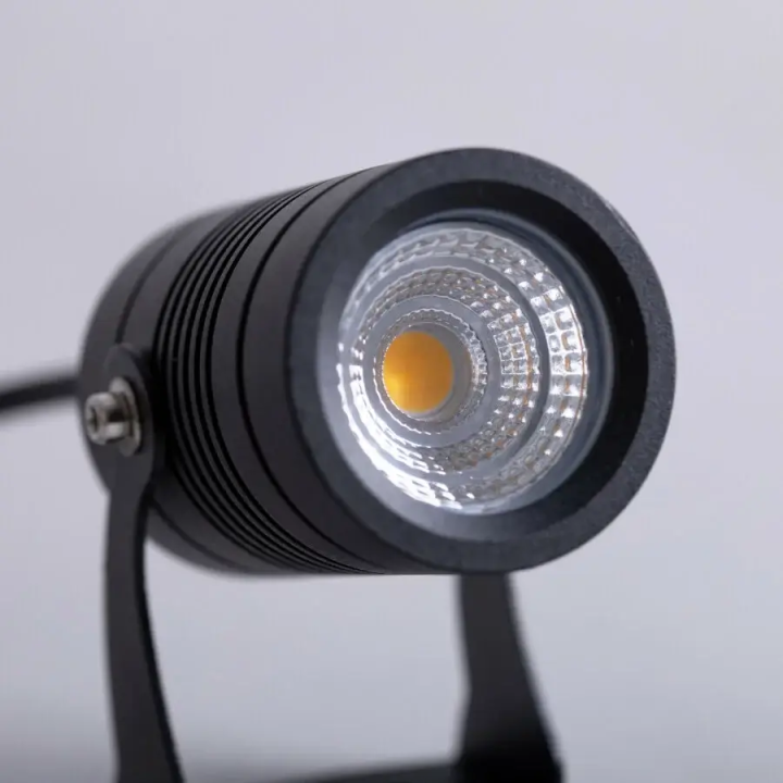 LOONARI VERSO reflektor ogrodowy LED 5W 24V IP67 czarny regulowany
