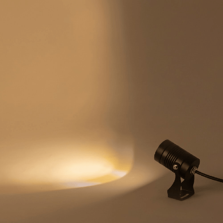 LOONARI VERSO 5W 24V IP67 black adjustable LED garden spotlight