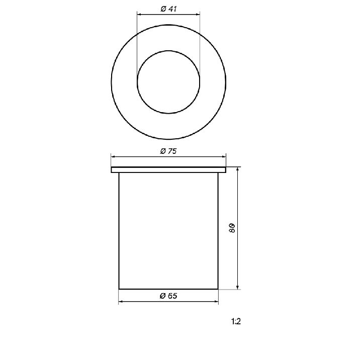 LOONARI ORIO oprawa gruntowa LED 5W 24V IP67 trwała oprawa najazdowa