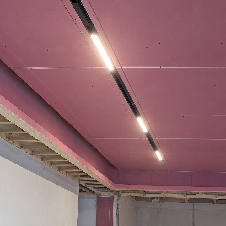 SLED MULTILINE trimless recessed magnetic track 12,5mm white, black