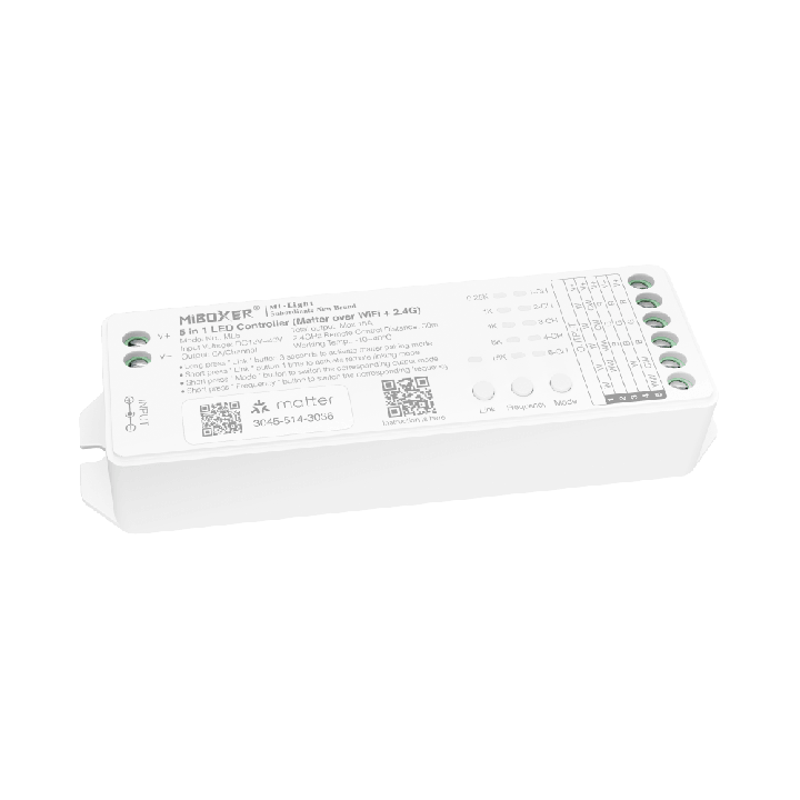 Kontroler 5w1 LED Matter 12-48VDC 15A Over WiFi + 2.4GHz RF ML5