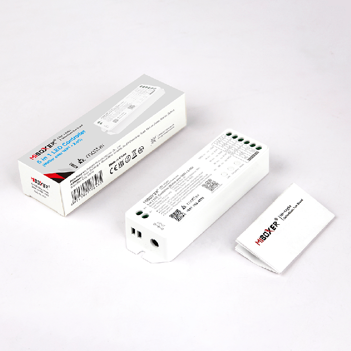 ML5 5in1 Matter LED Controller 12&ndash;48V DC 15A over Wi-Fi + 2.4GHz RF