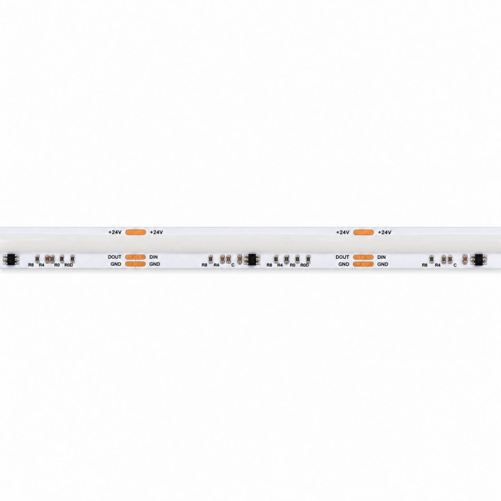 Profesjonalna taśma cyfrowa LED RGBW COB 24V SPI Digital rolka 5m, 10m