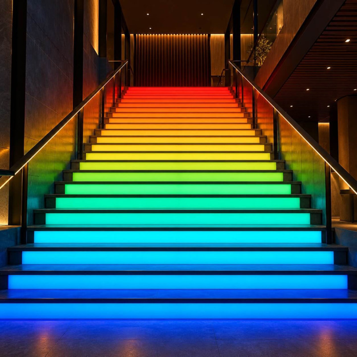 Cyfrowa taśma LED RGB COB 24V 5m &ndash; tworzenie efektownych animacji