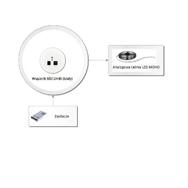 Elegant MS124 proximity switch with dusk sensor &ndash; easy installation