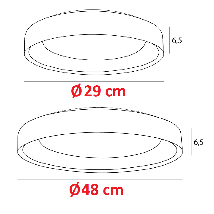 MAXLIGHT TORNADO C0235/6, ​​C0291/2 LED ceiling light, white/black