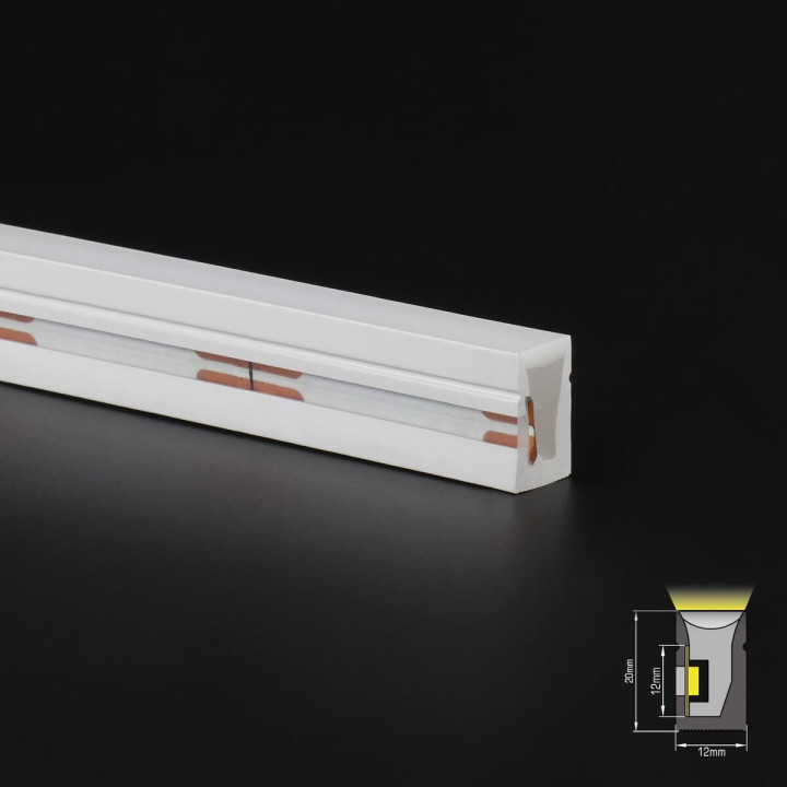 NEON FLEX silikonowy wąż LED zewnętrzny IP67 24V rolki 5m, 10m, 20m