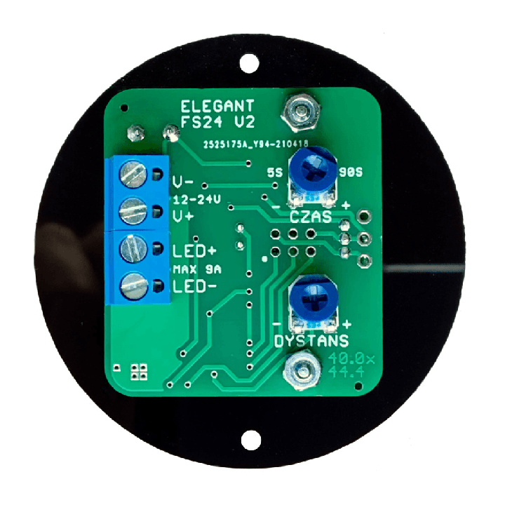 Włącznik zbliżeniowy Elegant FS24 (12-24V) regulacja zasięgu i czasu