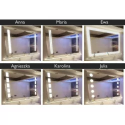 Lustro podświetlane LED 100x70cm