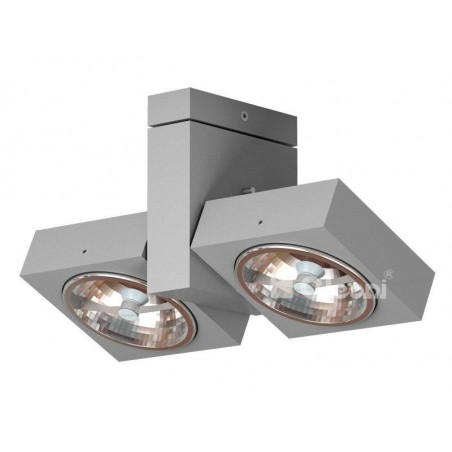 CLEONI Aspen T008D2Sd101 ceiling lamp silver matt
