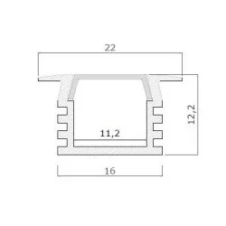 Profil led PDS 4 - K