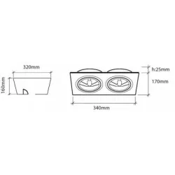 BPM KATLI 4251 biała 12V, 230V