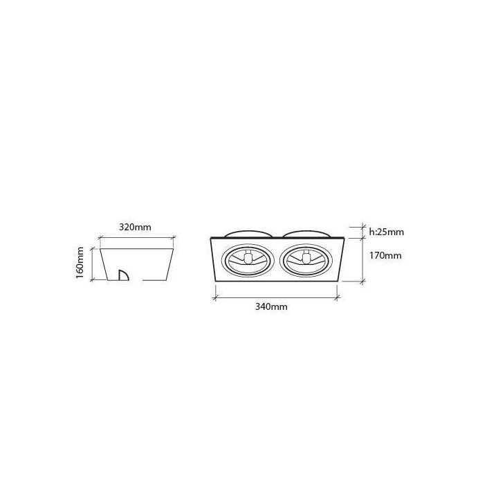 BPM KATLI 3051 12V, 230V Aluminum brushed