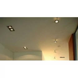 AQUAFORM SQUARES 50x2 230V recessed 36812