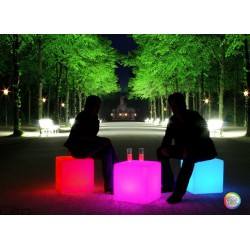MOREE Stolik/pufa Cube LED Accu Outdoor 09-01-02
