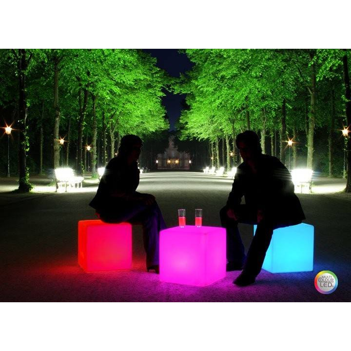 MOREE Stolik/pufa Cube LED Accu Outdoor 09-01-02