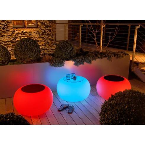 MOREE Table / pouffe Bubble Outdoor LED