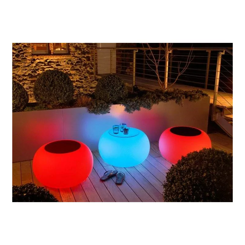 MOREE Table / pouffe Bubble Outdoor LED