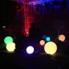 Lampa solarna kula LED GARDEN BALL RGB+3000K 30cm, 40cm
