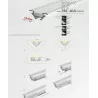 Profil led PAC LED profile anodized