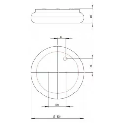 ASTRO Altea 1133002 Bathroom ceiling IP44 chrome