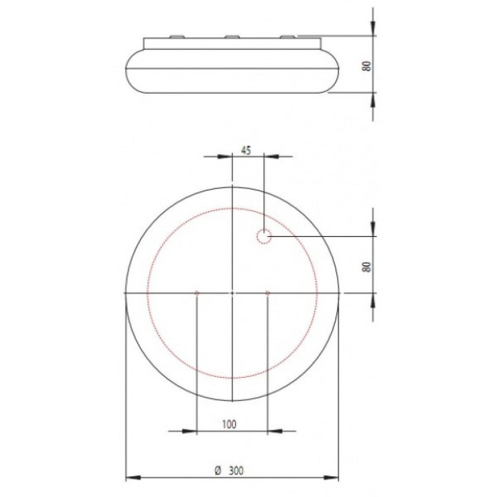 ASTRO Altea 1133002 Bathroom ceiling IP44 chrome