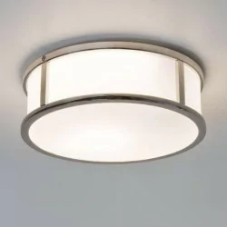 ASTRO Mashiko Round 230 bathroom ceiling lamp, chrome or bronze