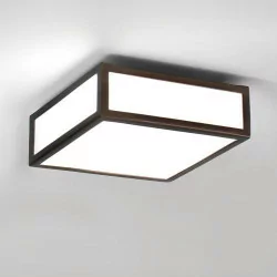 Astro MASHIKO 200 SQUARE chrom, brąz lampa IP44 kwadratowa