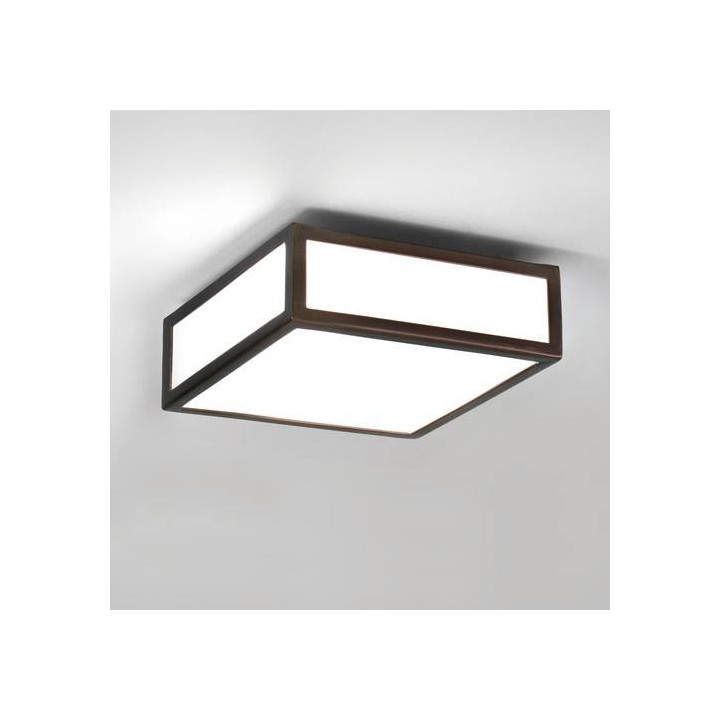 Astro MASHIKO 200 SQUARE chrom, brąz lampa IP44 kwadratowa