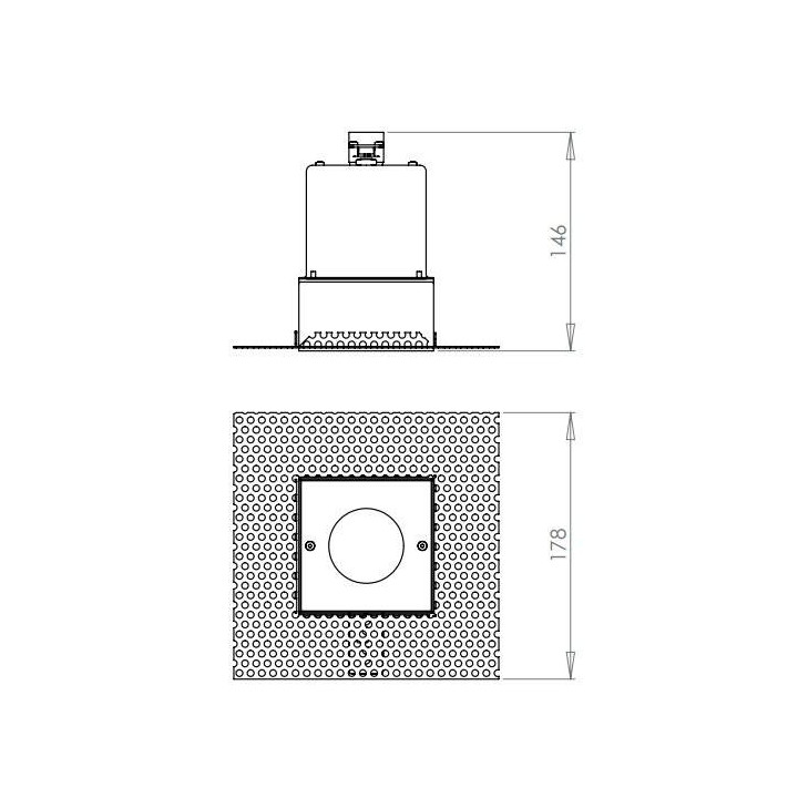 ASTRO Trimless Square 1248005 Bathroom downlight 230V