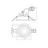 ASTRO Taro Round Fixed 230V 1240013 Downlight