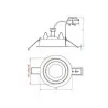 ASTRO Taro Round Adjustable 5641, 5637 Downlight 230V