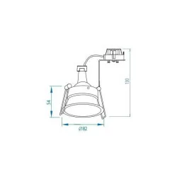 Astro Minima Round Fixed 230V 1249002, 1249015