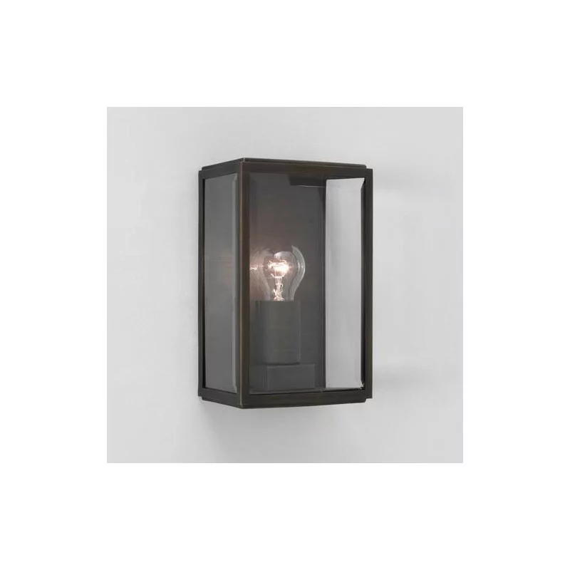 ASTRO Homefield 160 external wall sconce brown