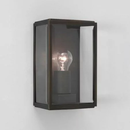 ASTRO Homefield 160 external wall sconce brown